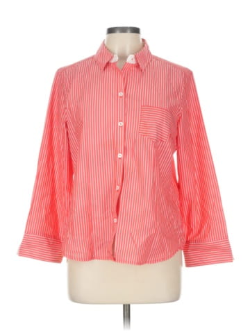 Foxcroft 3/4 Sleeve Button-Down Shirt (view 1)
