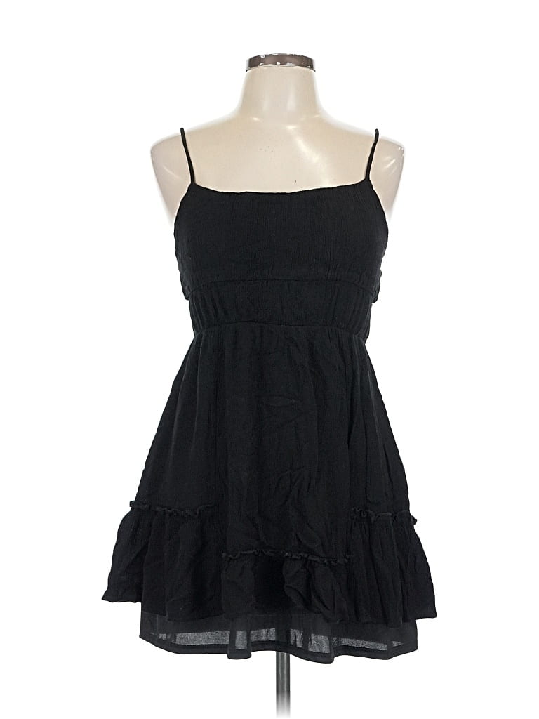 Pre-owned Peach Love Casual Dress In Black
