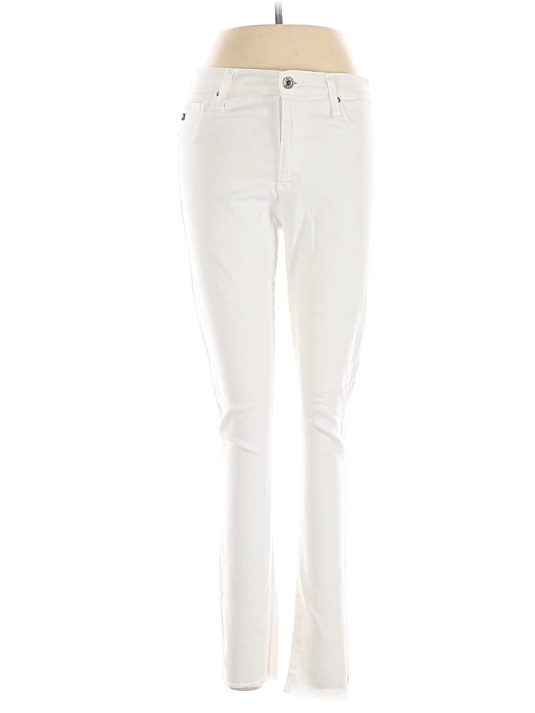 Pre-owned Adriano Goldschmied Jeans In White