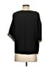 Roberta Freymann 100% Silk Black 3/4 Sleeve Silk Top Size XS - photo 2