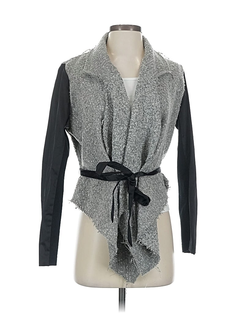 Pre-owned Simply Vera Vera Wang Cardigan Sweater In Gray