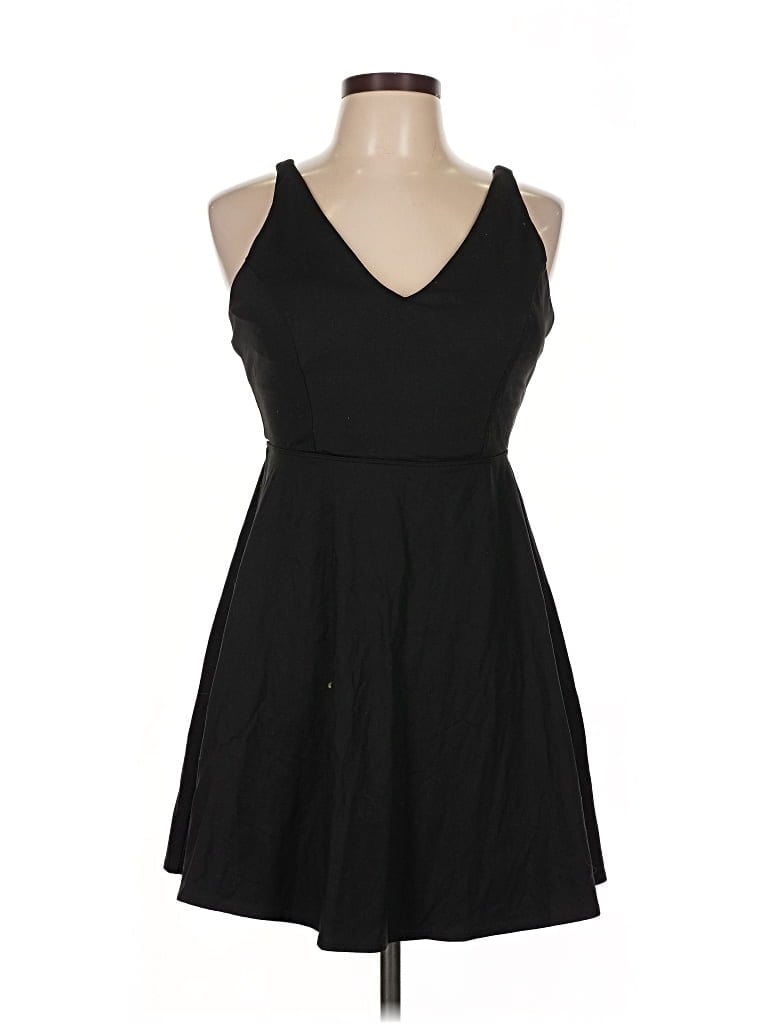 Pre-owned Unbranded Casual Dress In Black