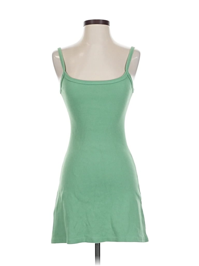 Pre-owned Los Angeles Apparel Casual Dress In Green