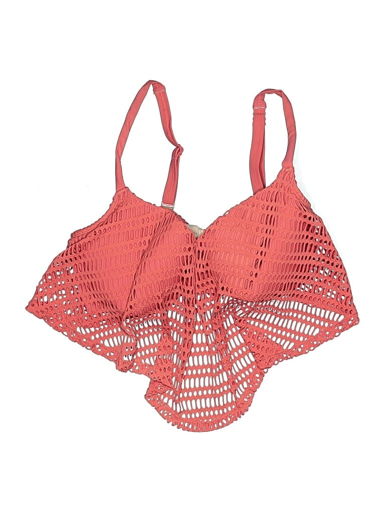 Pre-owned Swim By Cacique Swimsuit Top Orange Swimwear