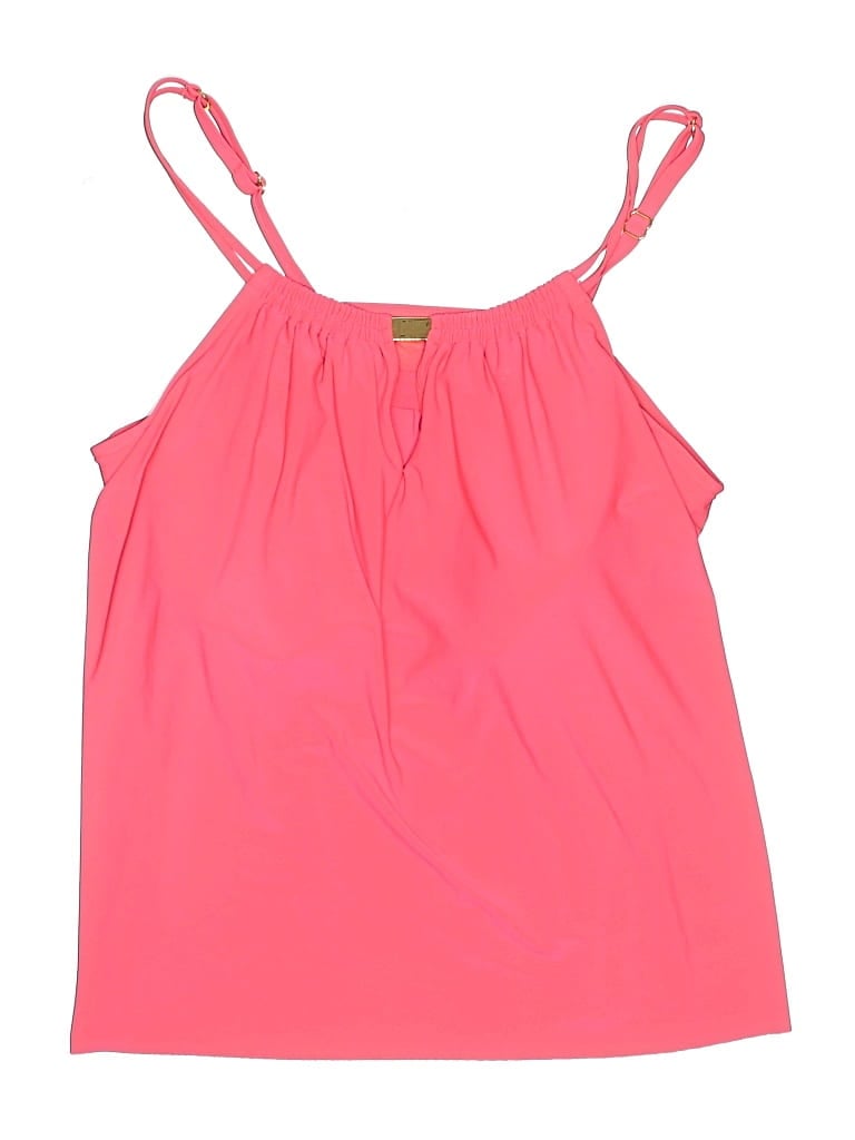 Pre-owned Aqua Green Swimsuit Top Pink Swimwear