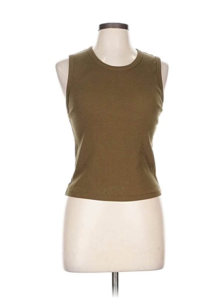 Pre-owned La Miel Sleeveless T-shirt In Brown
