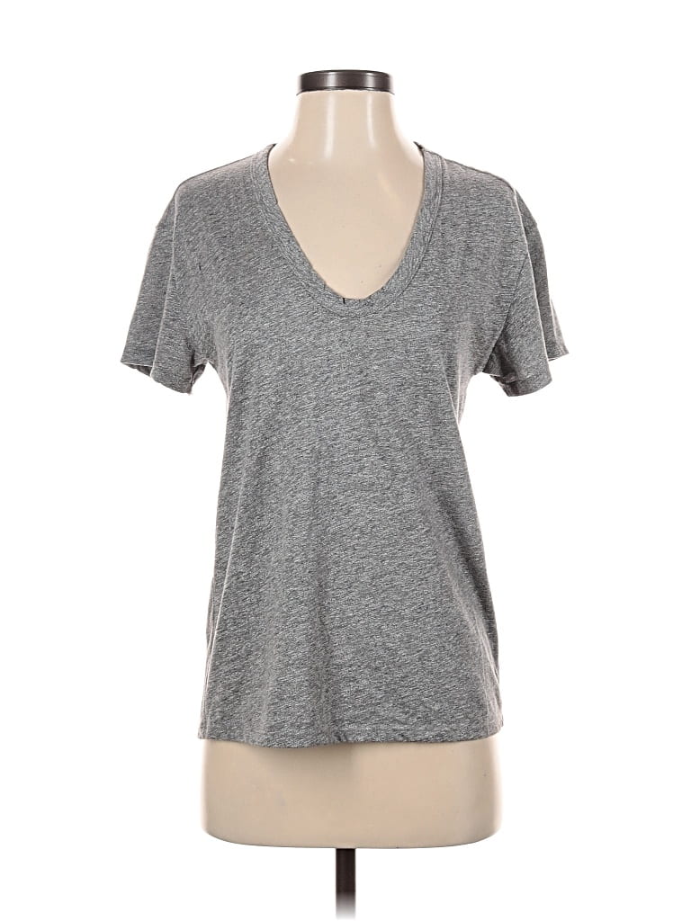 Pre-owned Adriano Goldschmied Short Sleeve T-shirt In Gray