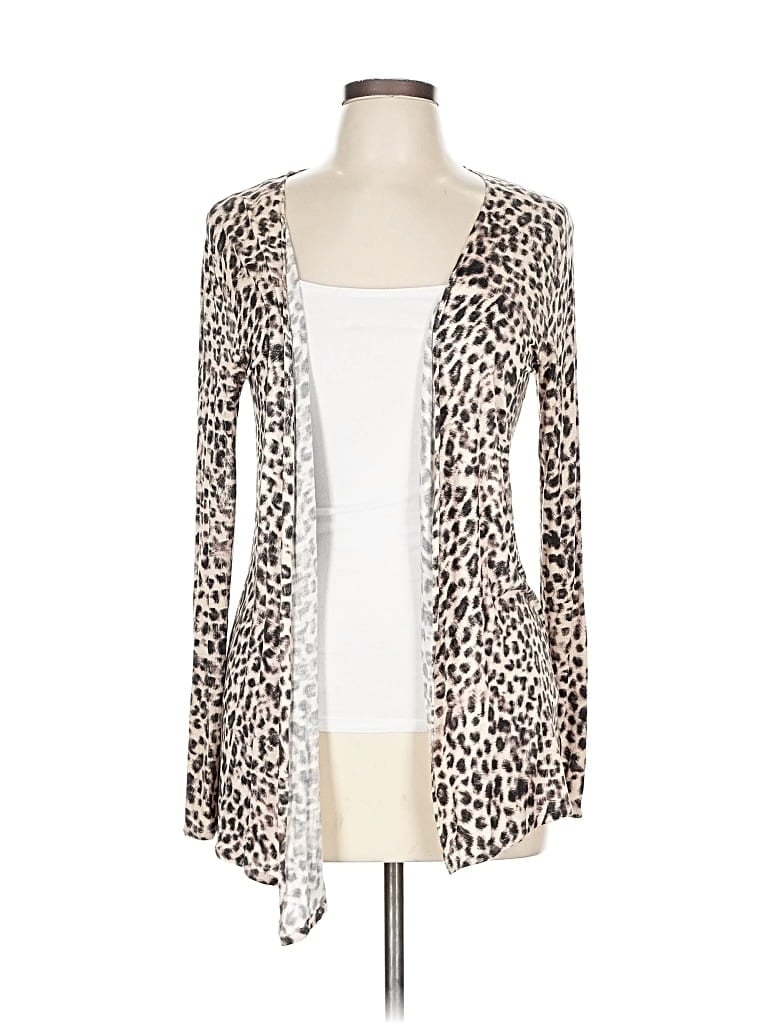 Pre-owned Majestic Filatures Cardigan Sweater In Brown