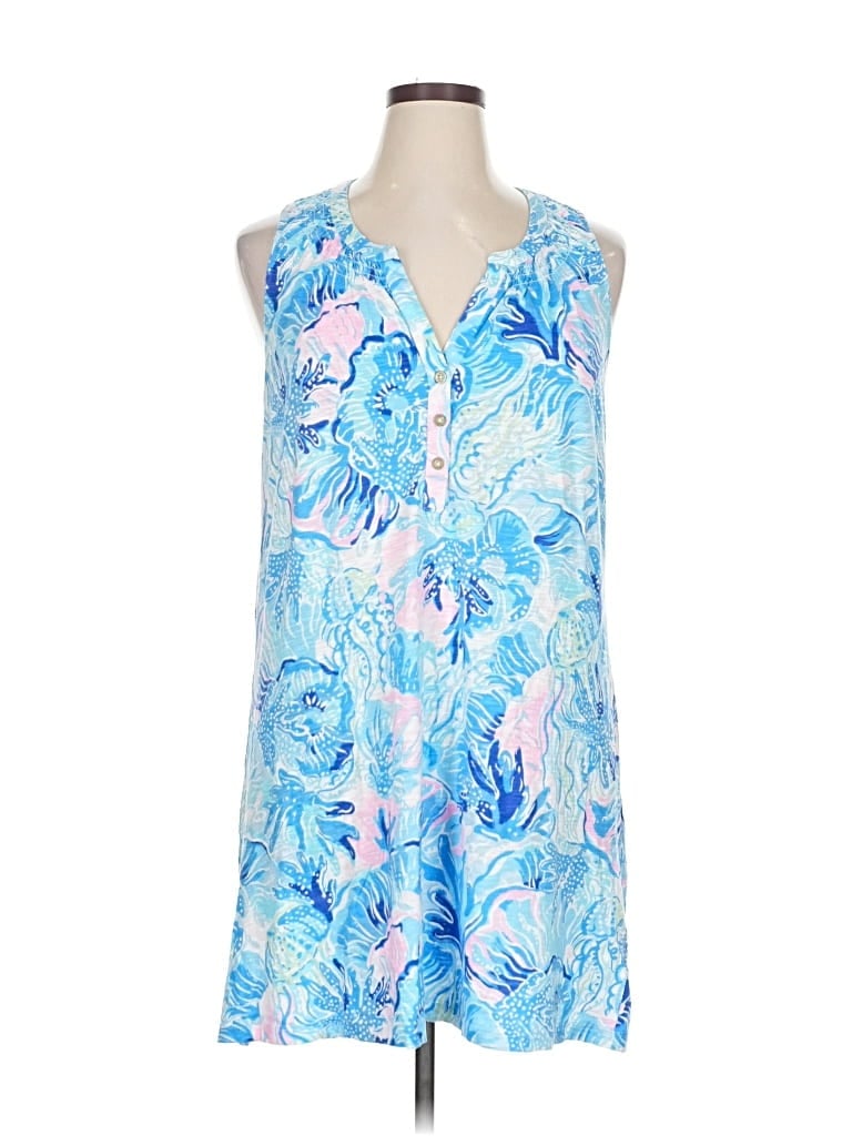 Pre-owned Lilly Pulitzer Casual Dress In Blue