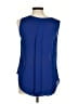 Laundry by Shelli Segal 100% Polyester Blue Sleeveless Blouse Size M - photo 2