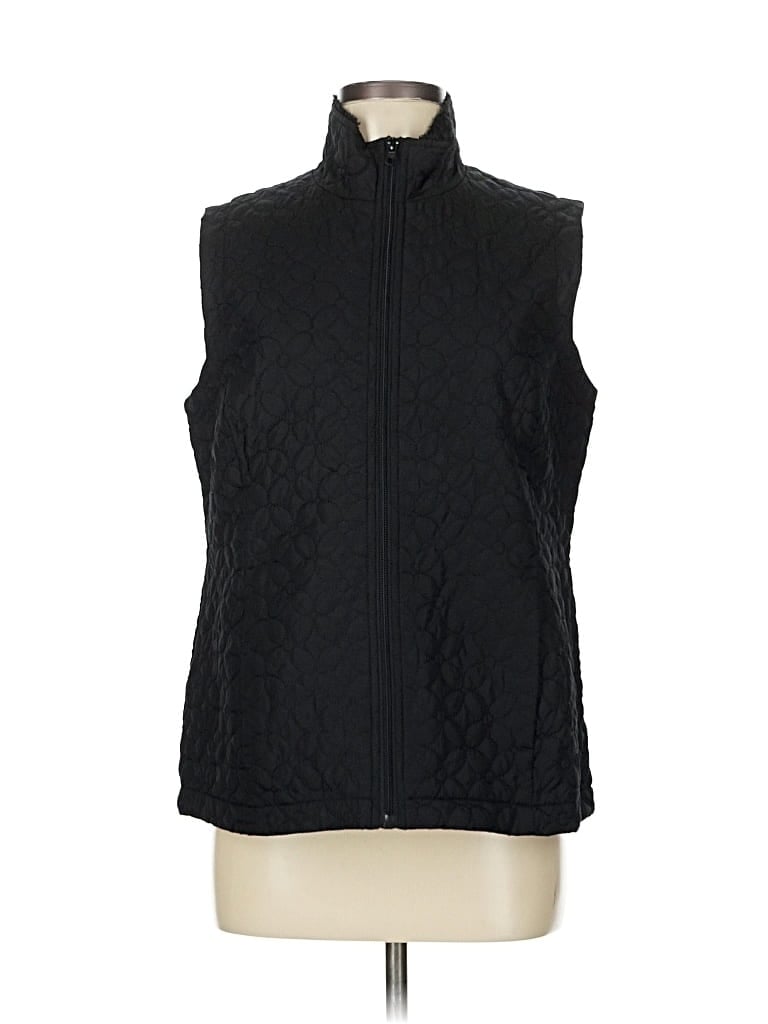 Pre-owned Kim Rogers Vest In Black