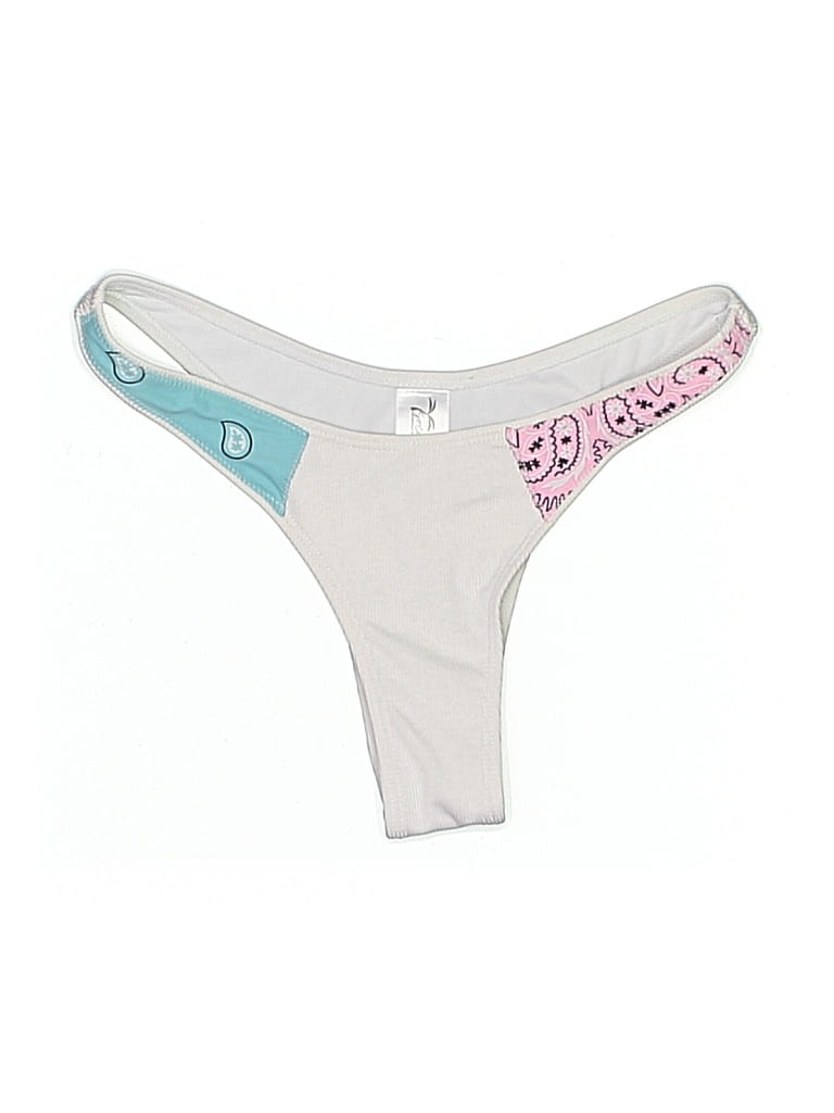 Pre-owned Society Swimsuit Bottoms In Gray