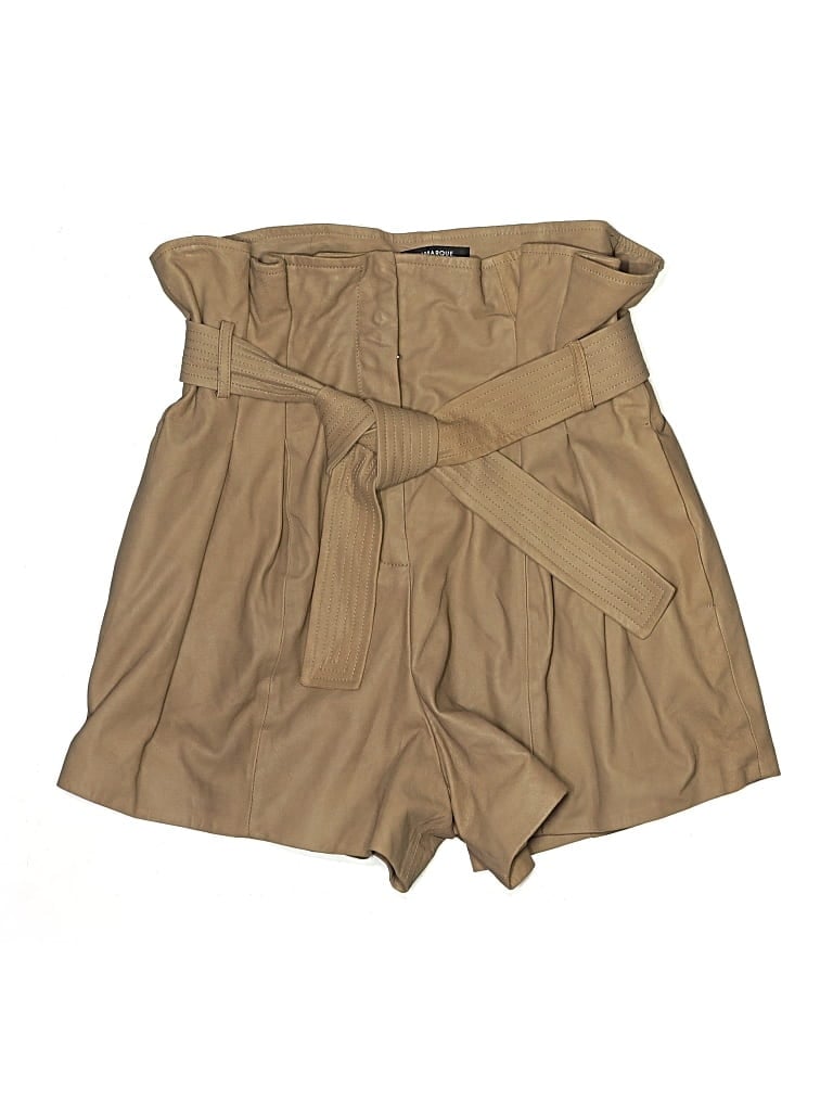 Pre-owned Lamarque Khaki Shorts In Brown
