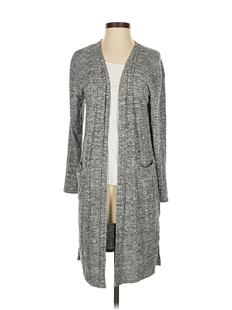 Pre-owned Nine West Cardigan Sweater In Gray