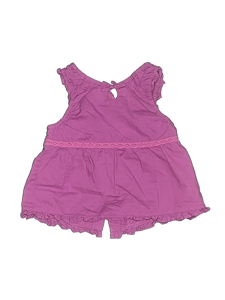 Pre-owned Janie And Jack Kids' Sleeveless Blouse In Purple