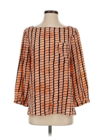 Kelly Wearstler Long Sleeve Silk Top (view 1)