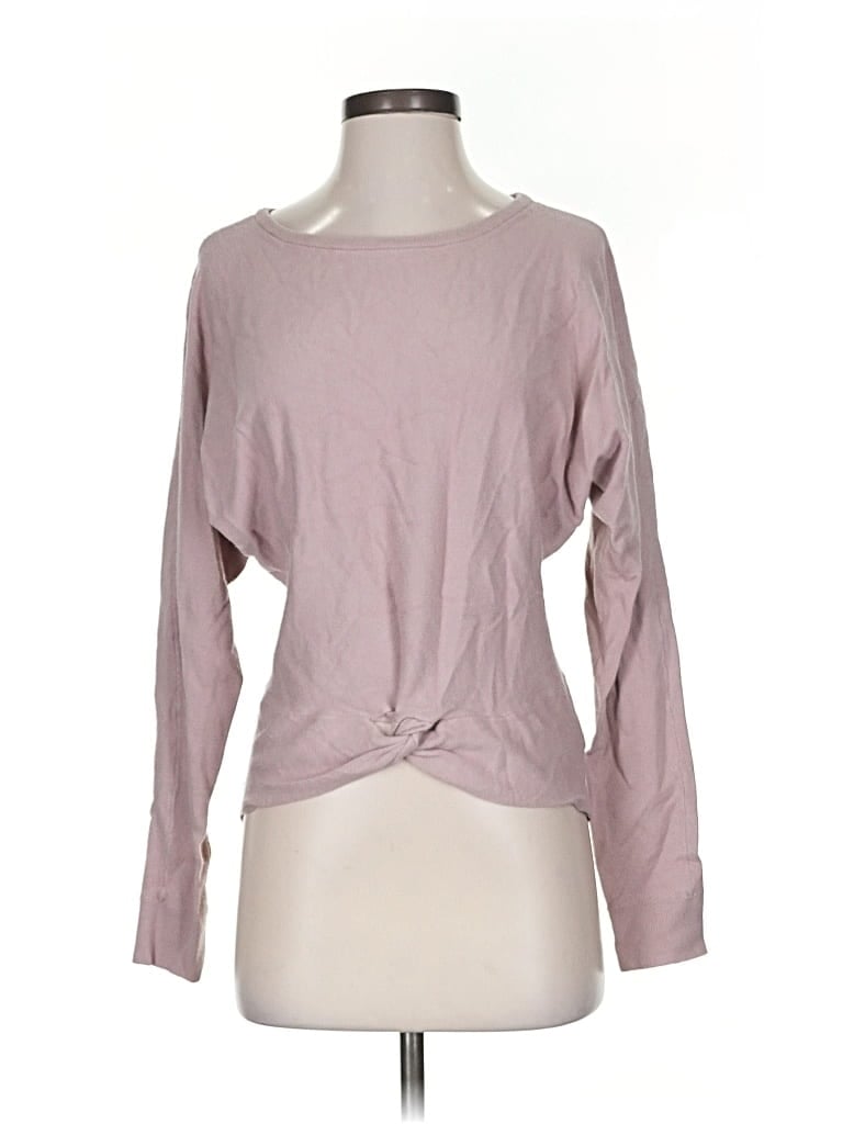 Pre-owned Express Outlet Long Sleeve T-shirt In Pink