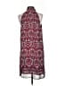 Max Studio 100% Polyester Paisley Burgundy Casual Dress Size S - photo 2
