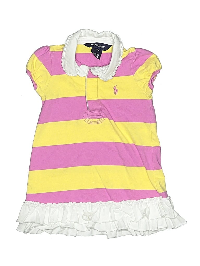 Pre-owned Ralph Lauren Babies' Dress In Yellow