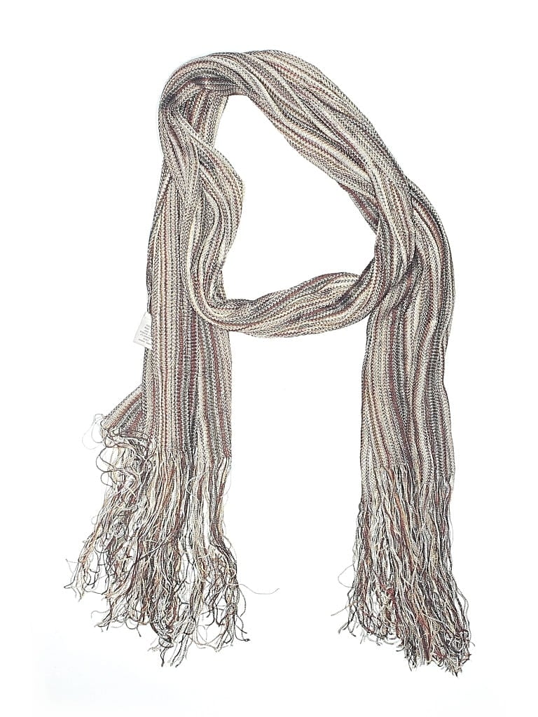 Pre-owned Unbranded Scarf In Brown