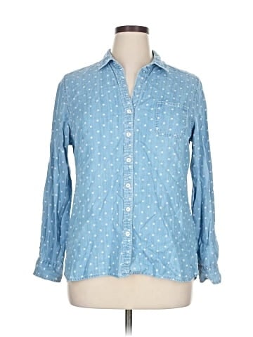Foxcroft Long Sleeve Button-Down Shirt (view 1)
