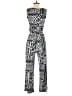 Calvin Klein Graphic Black Jumpsuit Size 2 - photo 2