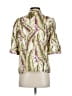 Gestuz Green Ivory Short Sleeve Blouse Size EU 34 / US 4 - photo 2