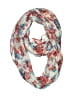 Unbranded Floral Teal White Scarf One size - photo 1