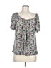 Lavish Green Short Sleeve Blouse Size M - photo 1