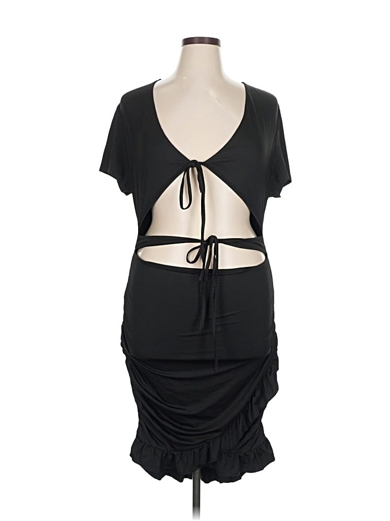 Pre-owned Hotouch Cocktail Dress In Black