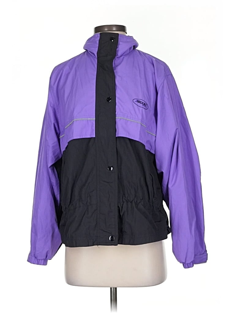 Pre-owned Brooks Windbreaker Jacket In Purple