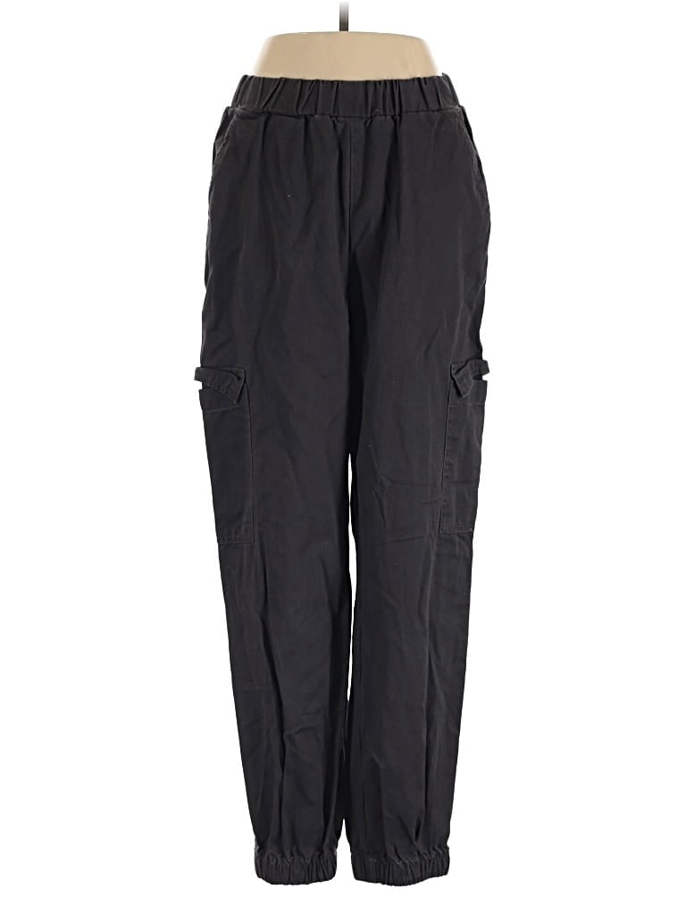 Pre-owned Divided By H&m Cargo Pants In Black