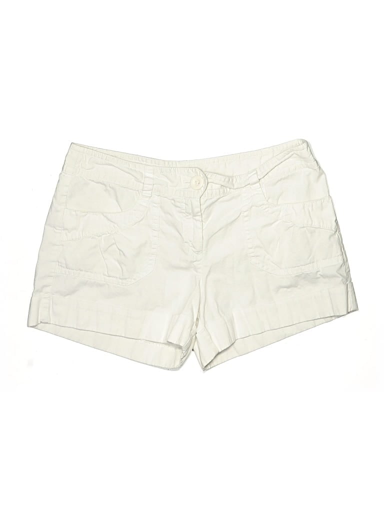 Pre-owned Ann Taylor Loft Outlet Khaki Shorts In White