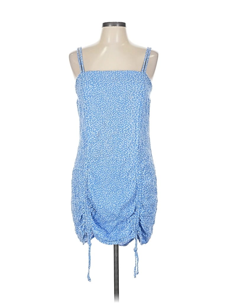 Pre-owned Wild Fable Sleeveless Top Blue Strapless Neckline Tops