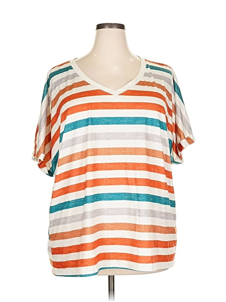 Pre-owned Miholl Short Sleeve T-shirt In Orange