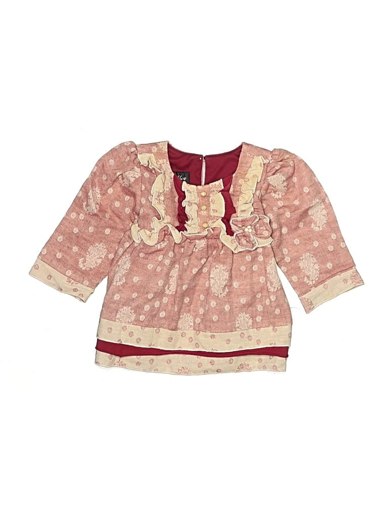 Pre-owned Isobella & Chloe Babies' Dress In Burgundy