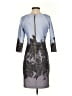 Taylor Graphic Gray Cocktail Dress Size 2 - photo 2