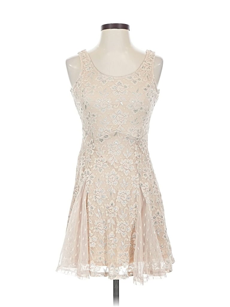 Pre-owned Lily Rose Cocktail Dress In White