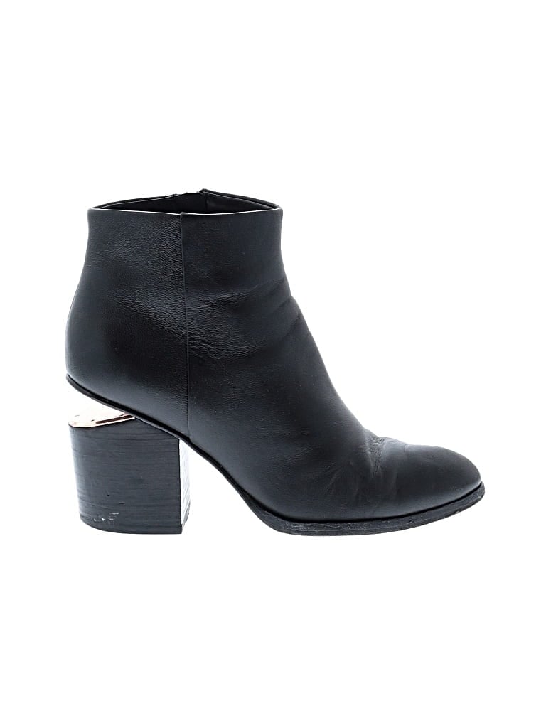 Pre-owned Alexander Wang Ankle Boots In Black