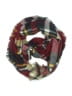 Unbranded Plaid Burgundy Scarf One size - photo 1