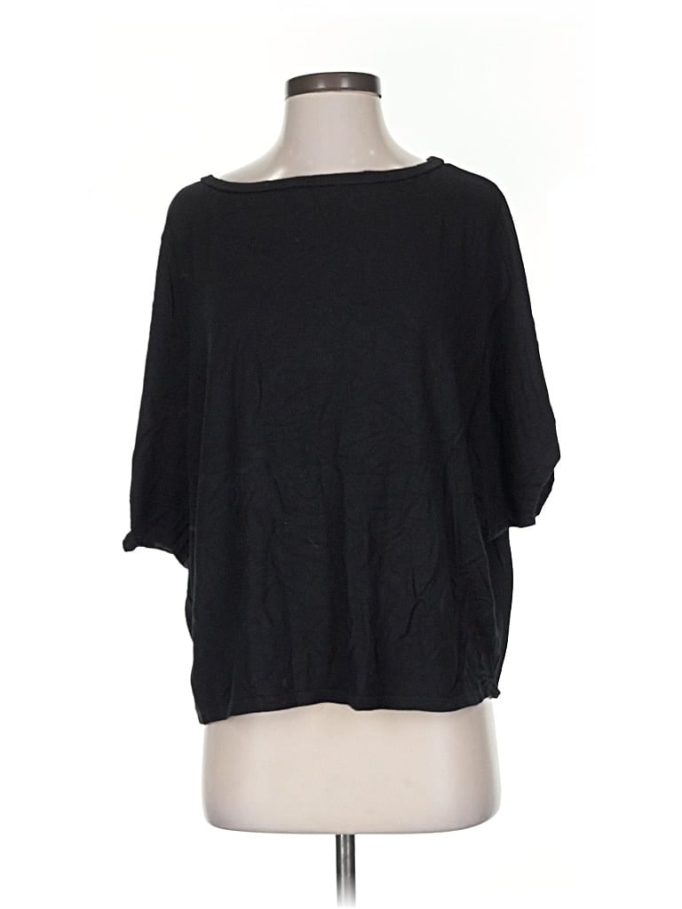 Pre-owned Bb Dakota 3/4 Sleeve T-shirt In Black