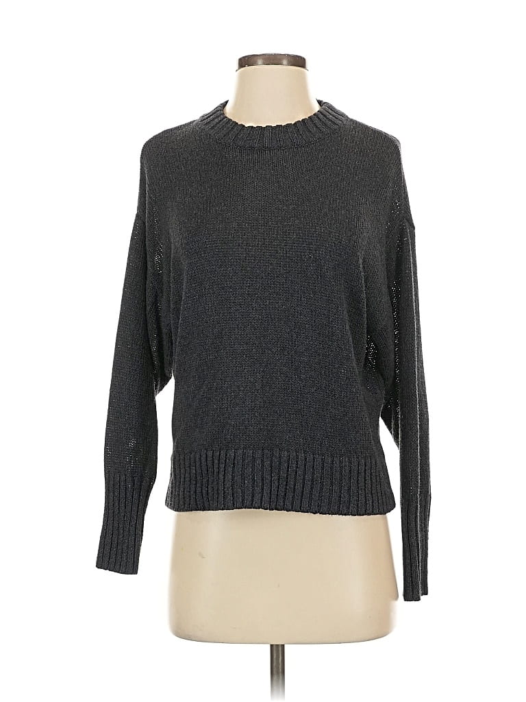 Pre-owned Something Navy Pullover Sweater In Gray