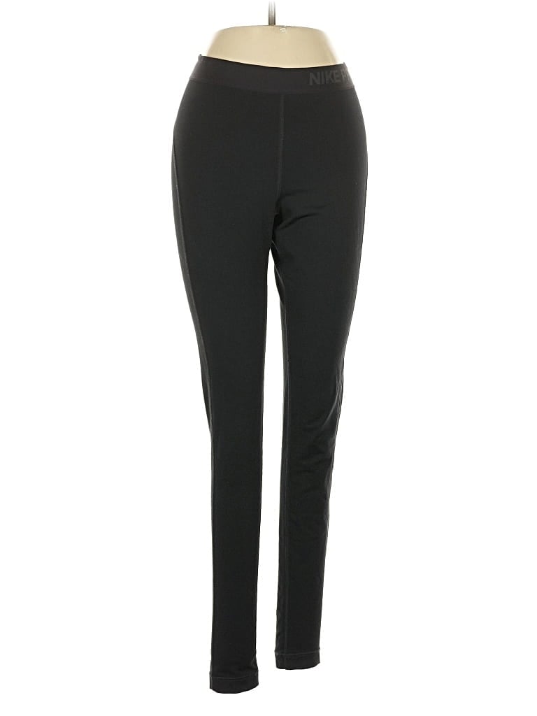 Pre-owned Nike Active Pants In Black