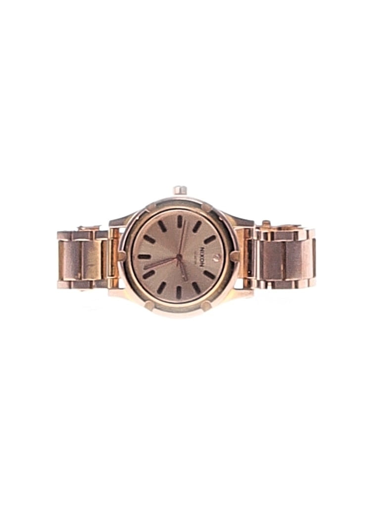 Pre-owned Nixon Watch In Gold