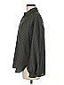 Max Studio 100% Polyester Houndstooth Green Long Sleeve Blouse Size M - photo 5
