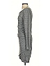 Leith Solid Gray Casual Dress Size S - photo 5