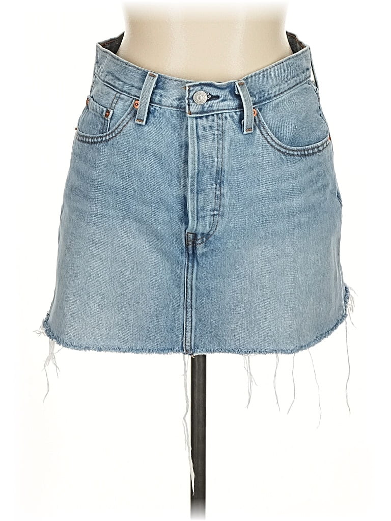 Pre-owned Levi's Denim Skirt In Blue