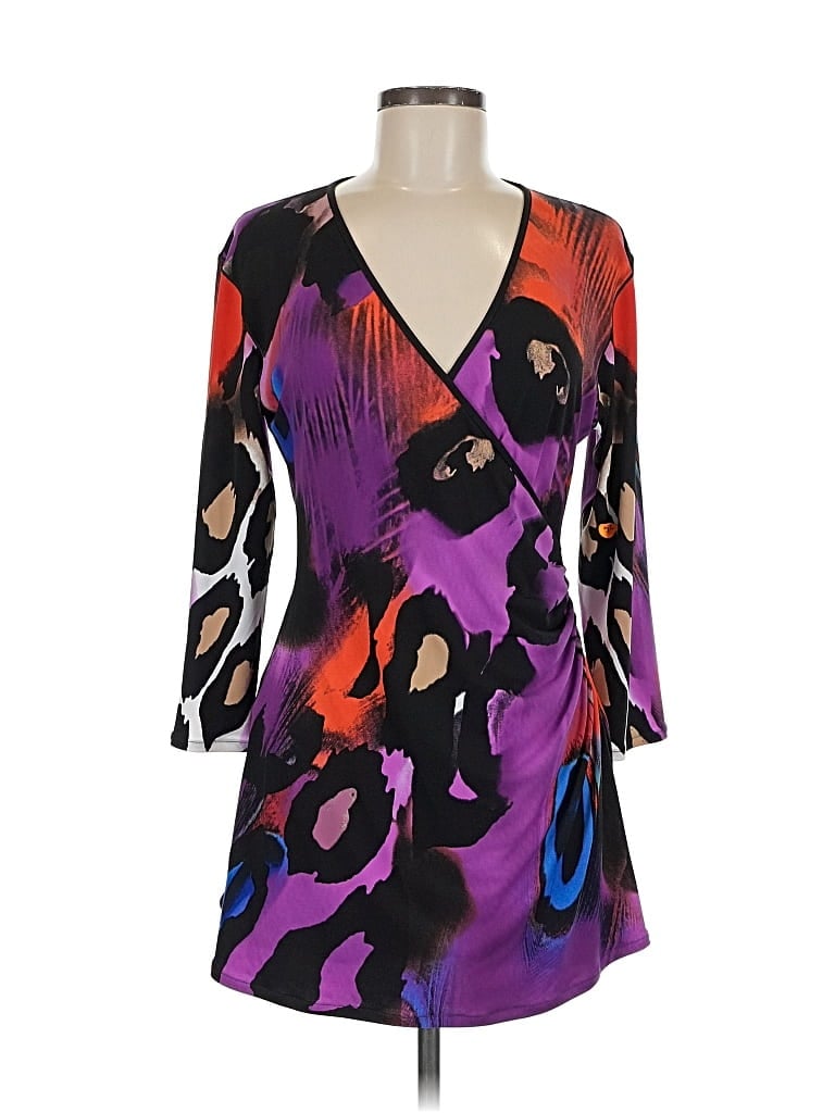 Pre-owned Eva Varro Casual Dress In Purple