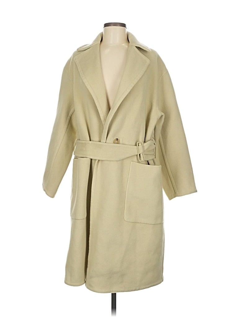 Vince Wool Coat In Brown