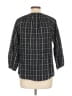 Old Navy 100% Cotton Black 3/4 Sleeve Button-Down Shirt Size L - photo 2